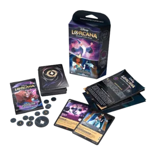 Disney – Lorcana TCG – Rise of the Floodborn – Starter Deck – Amethyst and Steel