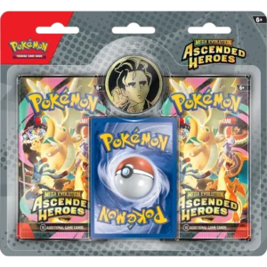 Pokemon Trading Card Game: Mega Evolution – Ascended Heroes 2-Pack Blister (Styles May Vary)