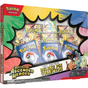 Pokemon Trading Card Game: Mega Evolution - Ascended Heroes First Partners Deluxe Box